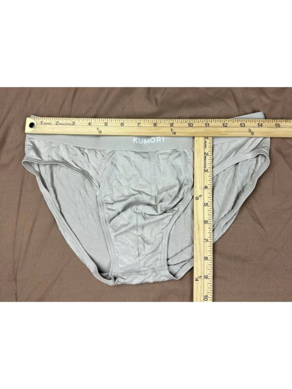 Kumori Men's Briefs Underwear - Tan / Beige - Size Medium (M) - New Without Tags